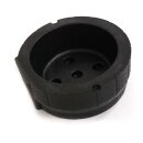 YERD Regenfass Set: 170 l Regentonne Wassertank, schwarz, Fass mit passendem Untergestell 170 Liter (100 cm Hoch)