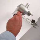 DER Klassiker für Kleinbetriebe und Bäckereien: Handbetriebener SCHNEIDER Entsteiner für Zwetschgen, Zwetschgenentsteienr aus Aluminum-Guss mit säurebeständigem 6-fach Messer, Auswerfer für geschnittene Zwetschgen und Steine, Links- /Rechtshänder-Griff