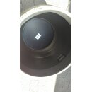 B-Ware YERD Blumenkübel: Fass Barrel L (40cm x 42cm), frostsicherer, funktionaler und schöner Pflanztopf, Pflanzkübel außen / outdoor frostsicher - kleiner Materialfehler