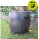 B-Ware YERD Blumenkübel: Fass Barrel L (40cm x 42cm), frostsicherer, funktionaler und schöner Pflanztopf, Pflanzkübel außen / outdoor frostsicher - kleiner Materialfehler
