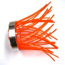 YERD Universal Aluminum Fadenkopf - Wild Unkrautbürste, für 2 bis zu 18 (x2) Fäden, für alle gängigen Motorsensen ab 2PS, Adapter für 20mm und 1" Zoll Aufnahme