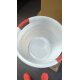 B-Ware Universal-Rundbehälter TONI 70 Liter weiss, Polypropylen (PP) zertifiziert lebensmittelecht, Behälter geeignet für Obst, Gemüse, Maische, Tierfutter, Teig Fermanation - Material / Farbfehler