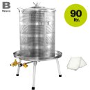 B-Ware Edelstahl Wasserdruckpresse 90 Liter - leichte...