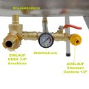 B-Ware Edelstahl Wasserdruckpresse 90 Liter - leichte Gebrauchsspuren Vorführmodell