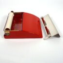 Flaschen-Etikettierer: HADE A6 Standard, klassisches Hand-Etikettiergerät von Heinrich Hade, Nassleim Etikettiermaschine für Flaschen-Etiketten, Gläser, Dosen usw