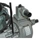 Wasserpumpe Garten: Benzin-betriebene Wasserpumpe YERD BW QDZ25-35, 1,5 PS 4-Takt Motor mit Schwimmervergaser 