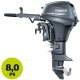 Außenborder: Yamaha F8FMHS Benzin-Motor führerscheinfrei *, Kurzschaft, 8 PS, 4-Takt Außenbordmotor (versandkostenfrei)*