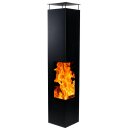 Original  Garten Feuerstelle Tacora Black, Kamin 160cm,  by YERD (versandkostenfrei)*