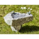 Gartendeko Figur: Bronzefigur Garten, Vogeltränke...