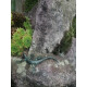 Gartendeko Figur: Bronzefigur Garten,  Eidechse, 18cm lang