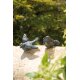 Gartendeko Figur: Bronzefigur Garten, Vogel, sitzend, 5 cm hoch, original Rottenecker Objekt   (Restposten)