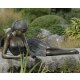 Bronze-Figur: Gartenfigur Skulptur Klementine 197cm breit / Wasserspeier / Brunnen (Versand kostenfrei*)