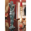 Gartendeko Figur: Bronzefigur Garten, Frau und Mann stehend, Motiv Emotion / Liebe, 17cm hoch, original Rottenecker Objekt