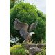 Gartendeko Figur: Bronzefigur Garten,  Weißkopf-Seeadler,  lebensgroß 160 cm x 200 cm, Gewicht 160 kg, original Rottenecker Objekt - Einzelstück - Preis ist Verhandlungssache - bitte anfragen!!