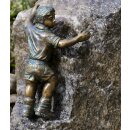 Gartendeko Figur: Bronzefigur Bergsteiger Arne mini, 21...