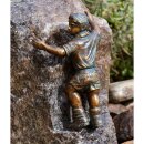 Gartendeko Figur: Bronzefigur Bergsteiger Malte mini, 21...