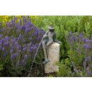 Gartendeko Figur: Bronzefigur Garten, Froschk&ouml;nig...
