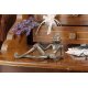 Gartendeko Figur: Bronzefigur Garten,  Froschkönig Eugen, 15,5 cm lang