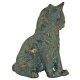 Bronzefigur junge  Katze sitzend, 13cm, original Rottenecker Objekt