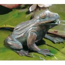 Bronzefigur Frosch wsp., 10 cm hoch