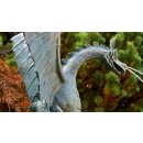 Gartendeko Figur: Bronzefigur Garten, Drachenvogel...