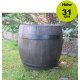 YERD Blumenkübel: Fass Barrel M (34cm x 35cm) / Fass-Blumentopf, frostsicherer,  funktionaler und schöner Pflanztopf, Pflanzkübel außen / outdoor frostsicher, hergestellt in der EU