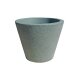 Der moderne Blumentopf YERD Jazz 40  in Stein-Optik  (40x33cm) , anthrazit grau