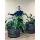 YERD Blumentopf / Gartentopf Gr. S (340mm x 315mm), frostsicherer,  funktionaler und schöner Pflanztopf, Pflanzkübel außen / outdoor frostsicher,  hergestellt in der EU