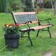 YERD Blumentopf / Gartentopf Polka Gr. M (390mm x 355mm) , frostsicherer,  funktionaler und schöner Pflanztopf, Pflanzkübel außen / outdoor frostsicher, hergestellt in der EU