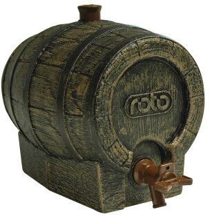 Kunststofffass: Deko Barrik Schnapsfass 2,6 Liter aus lebensmittelechtem Kunststoff