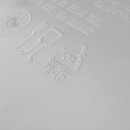 Fischer Sauerkraut-Topf: Gärfass für Sauerkraut /Choucroute, Sauerteig-Bottich, Kimchi Gemüse Fermentations-Fass,ungefärbt weiß, reines lebensmittelechtes PE,  100 Liter, mit hermetischem Wasserrand (Gärglocke), 100l entsprechen ca. 60-70kg frischem Kraut