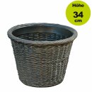 Blumentopf Bambus R / Weidenkorb bzw. Rattan-Optik, 45cm...