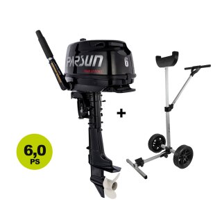 Außenbordmotor Setangebot Parsun F- 6 ABMS Benzin-Motor mit Trolley  (Versand kostenlos *)