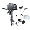 Yamaha Außenbordmotor 5 PS Kurzschaft mit Trolley...