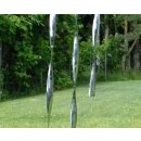 YERD Windspiel Spiral Wind Band 47cm, 23mm, Edelstahl