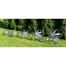 YERD Windspiel 33 cm Kugel, Edelstahl Wind-Spinner