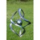 YERD Windspiel Edelstahl Disco Wind-Spinner 28 cm