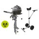 Yamaha F2.5BMHS 2.5PS Außenborder Set: 4-Takt Bootsmotor + Trolley  (Versand kostenlos *)