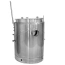 YERD Kochkessel 100 Liter, kippbarer Kochofen / Kartoffeldämpfer  - Futterdämpfer / Gulaschkanone aus Edelstahl, mit Holzfeuerung geschweißt (Versand kostenfrei)*