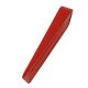YERD Kunststoff Fällkeil "Schwarzwald":  231mm lang, schlagzäh, massives Nylon (Polyamid),  signal-rot durchgefärbt  / Lagerverkauf