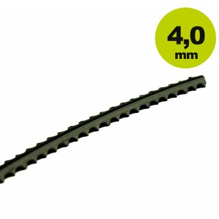 Freischneider:  Gezahnter 4 mm  Kunststoff-Schneidfaden YERD Nylsaw, 20 Stück auf 26 cm vorgelängte Nylon Mähfaden (5,2 m)