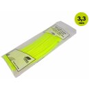 Freischneider:  3,3mm (diagonal Durchmesser 4,7mm) Kunststoff-Schneidfaden in Neon-Gelb, 50 Stück auf 30cm vorglängte Nylon-Mähfaden (15 m)  / YERD Basics
