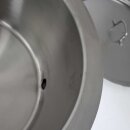 Edelstahl Marmeladentopf mit Wasserbad 26 Liter mit Abfüllhahn 1",  doppelwandiger V2A Drucktopf mit Ventil: Exakte Temperatur von 105°C (!),  für Induktion und auf allen Herdarten geeignet (Versand kostenfrei *)