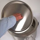 Edelstahl Marmeladentopf mit Wasserbad 26 Liter mit Abfüllhahn 1",  doppelwandiger V2A Drucktopf mit Ventil: Exakte Temperatur von 105°C (!),  für Induktion und auf allen Herdarten geeignet (Versand kostenfrei *)