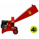 YERD Gartenhäcksler Benzin: BS65-50  Schredder  / Mulcher, 2-stufiges Messer-Häckselwerk, unabhängig von Strom mit  7 PS 4-Takt Benzin-Motor, inkl. elektr. Ölschutz-Schaltung (versandkostenfrei)*