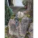 Gartendeko Figur: Antonio "Flötenspieler" Wasserspeier/Brunnen, 40 cm hoch, original Rottenecker Objekt