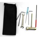 YERD 4-in-1 Multi Motortrimmer: 4-Takt (!)  Benzin- Motorsense, Heckenschere, Ast-Kettensäge und Freischneider / Rasentrimmer in einem / 1,5 PS / universelle 25,4 mm Aufnahme