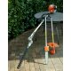YERD 4-in-1 Multi Motortrimmer: 4-Takt (!)  Benzin- Motorsense, Heckenschere, Ast-Kettensäge und Freischneider / Rasentrimmer in einem / 1,5 PS / universelle 25,4 mm Aufnahme