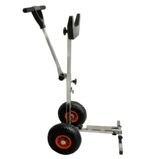 Außenborder Trolley Prowake Transport-Wagen, Edelstahl rostfrei, robuste und klappbareTransporthilfe für Außenbord-Motoren bis 60 kg (ca.15 PS)