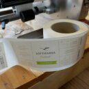 Halbautomatischer Flaschenetikettierer Easy MEGA12 für zylindrische und quadratische Flaschen / Ölflaschen / Dosen,  Flaschen-Ettiketiermaschine auch für weiche PET Flaschen (versandkostenfrei)*